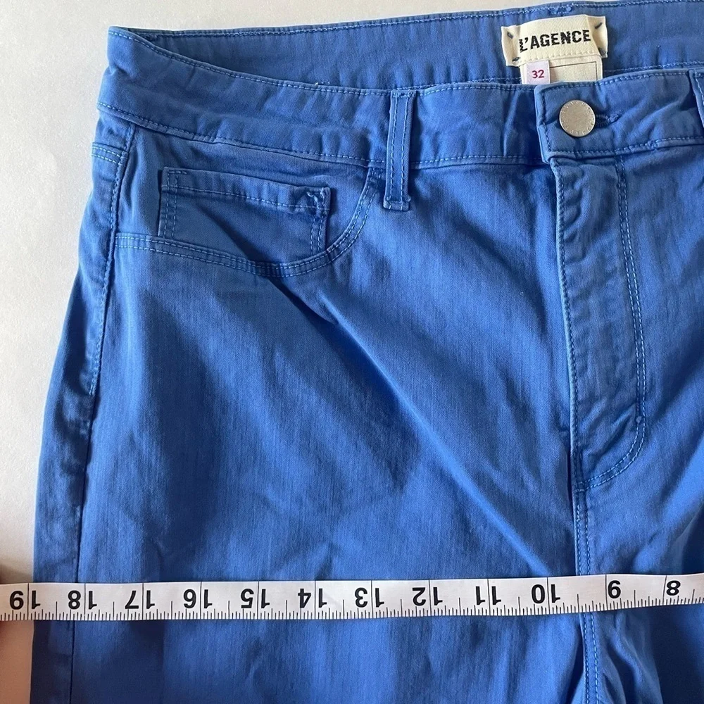 L’AGENCE Margot Skinny High Rise in Harbor Blue